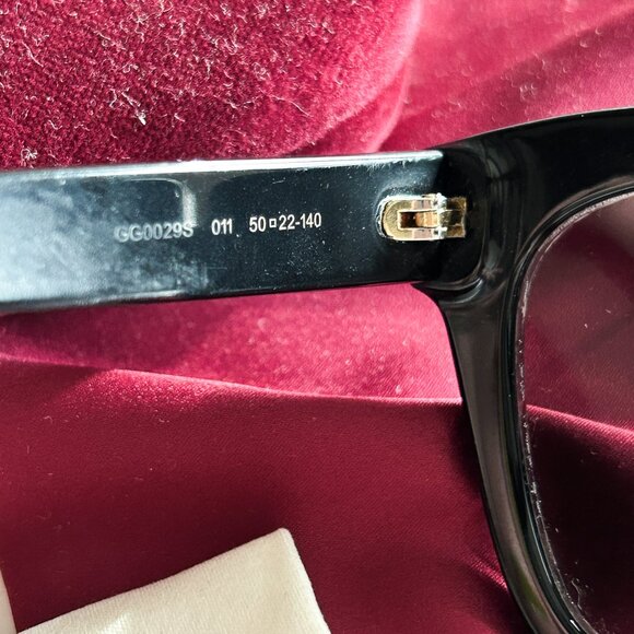 GUCCI Herbarium Floral Print 50mm Large Square Sunglasses main image 6
